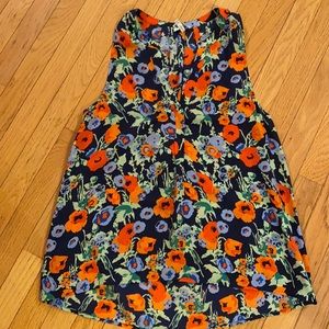 Joie sleeveless silk blouse size M